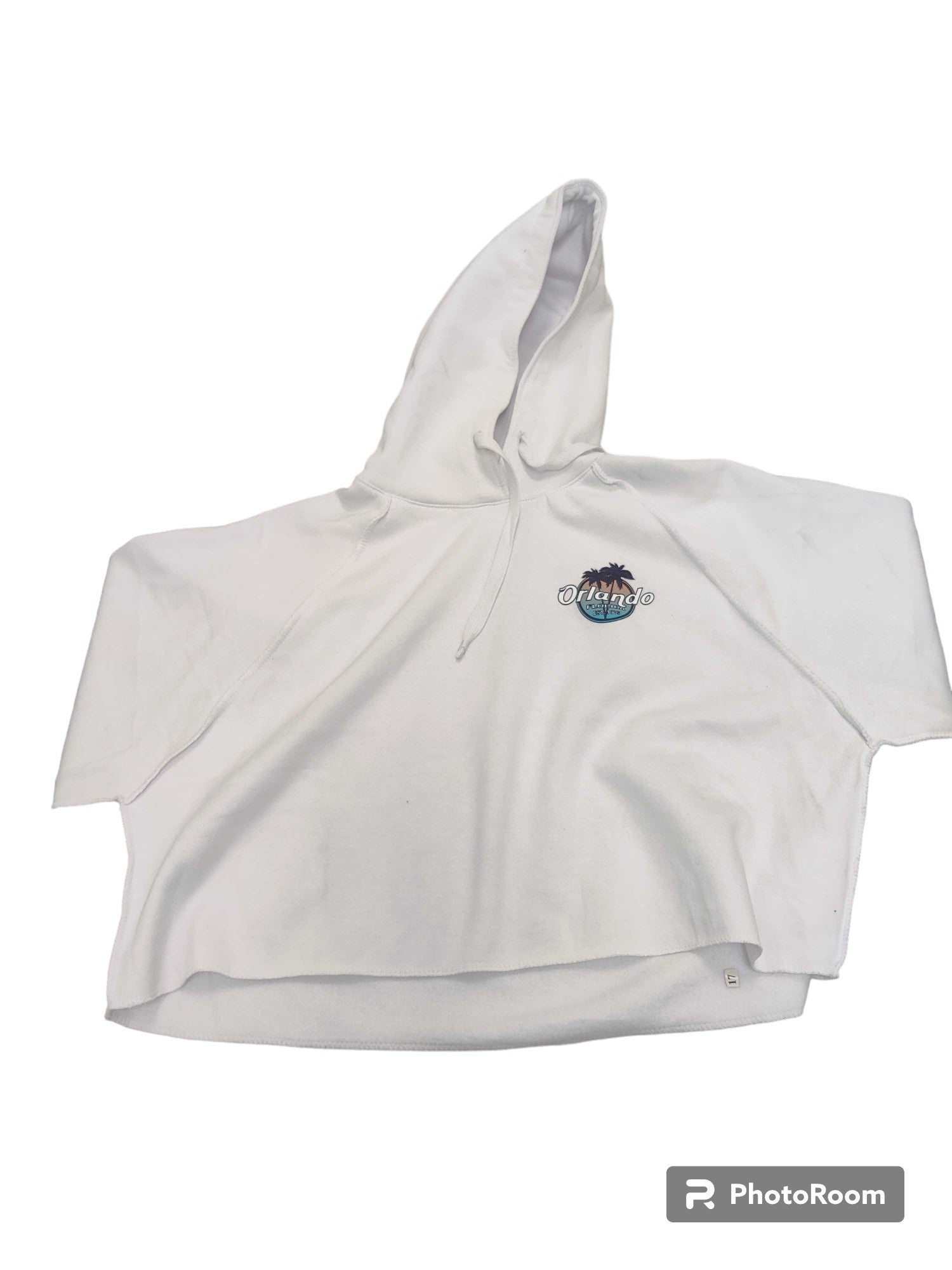 Orlando White Hoodie Without Zipper No Patch