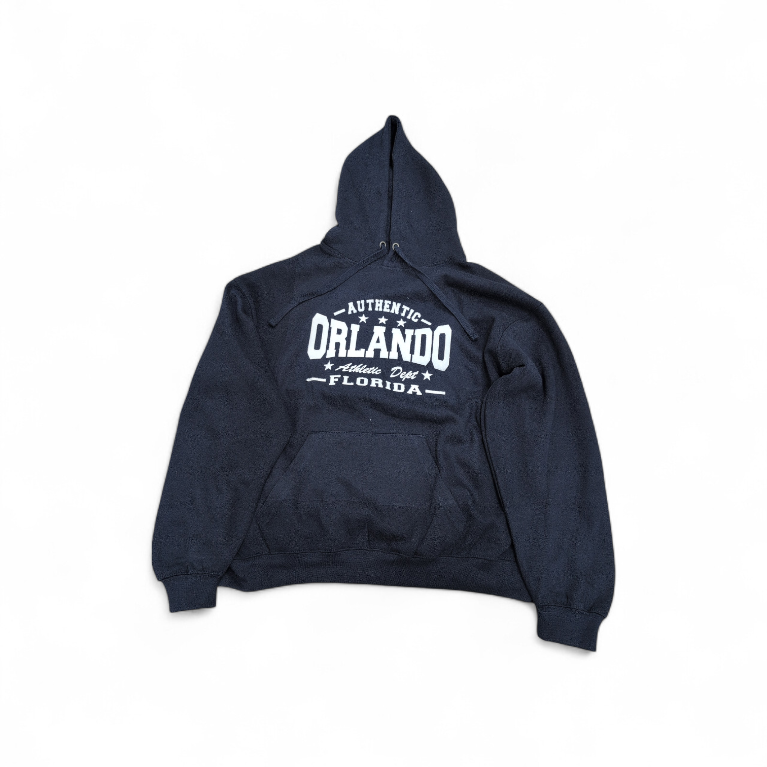 Authentic Orlando Florida Premium Heather Navy Hoodie