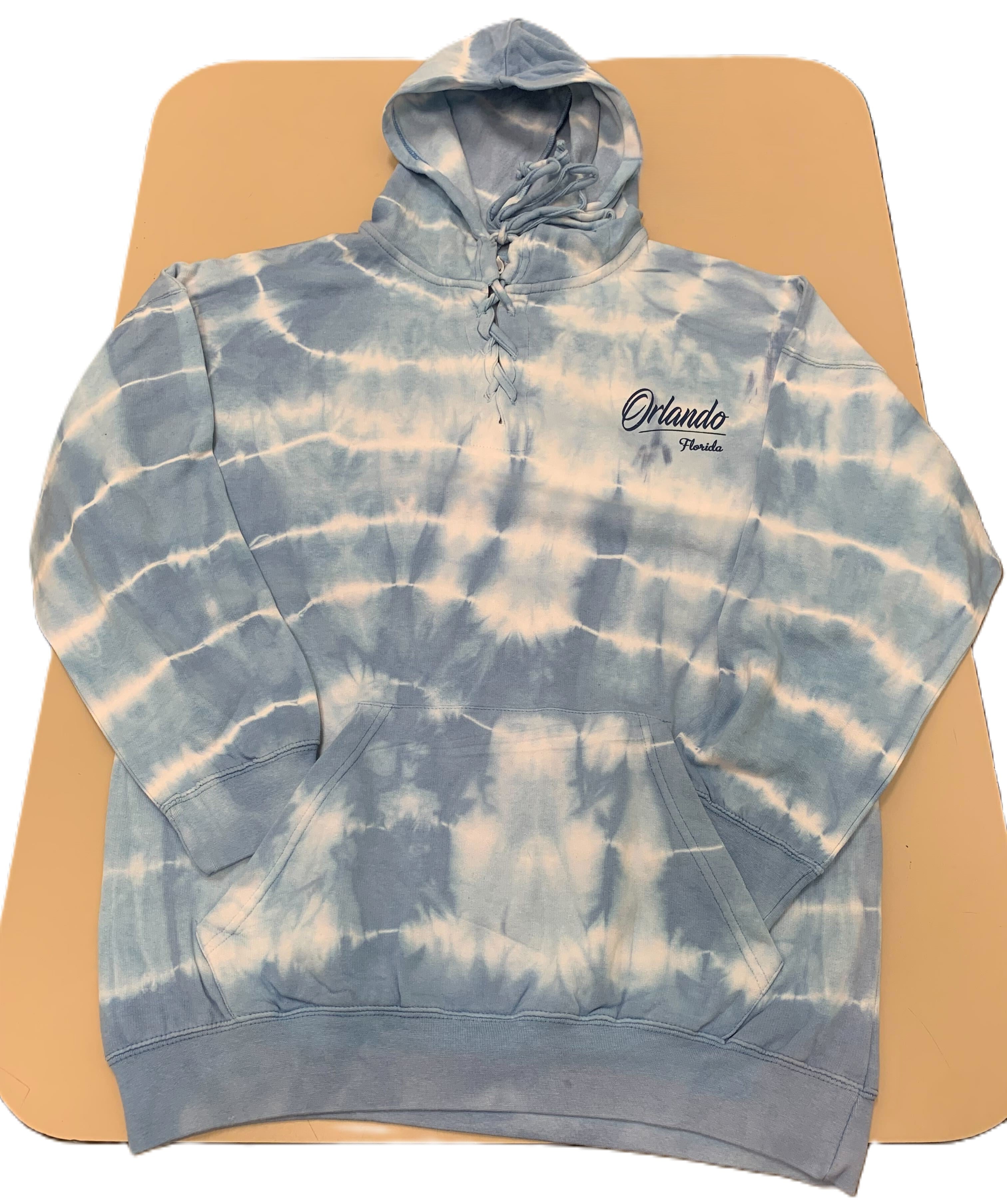 Orlando, Florida Blue Tye Dye Hoodie