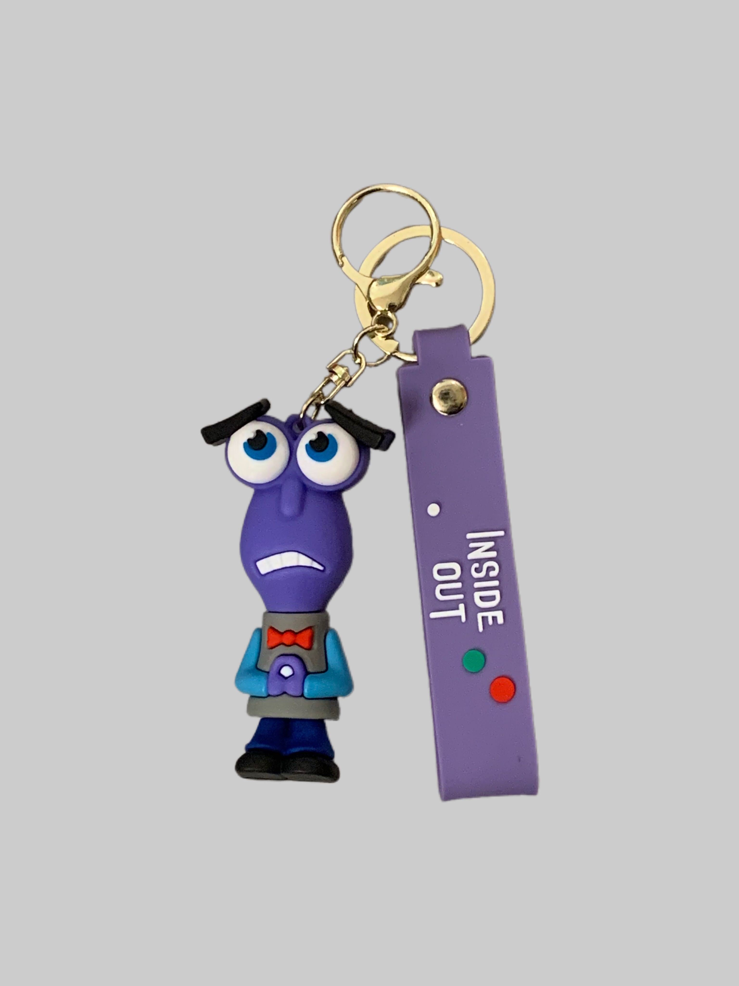 Inside Out Fear PVC Keychain