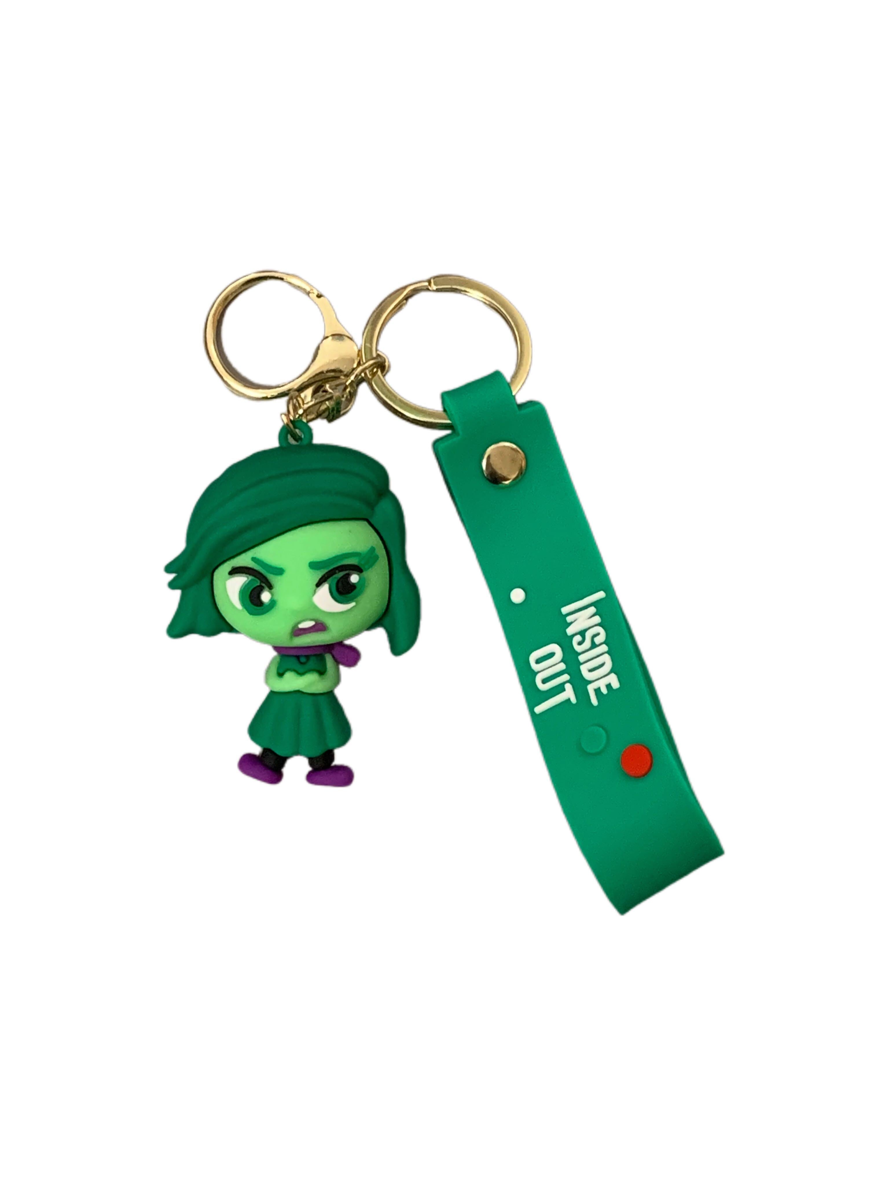 Inside Out Disgust PVC Keychain