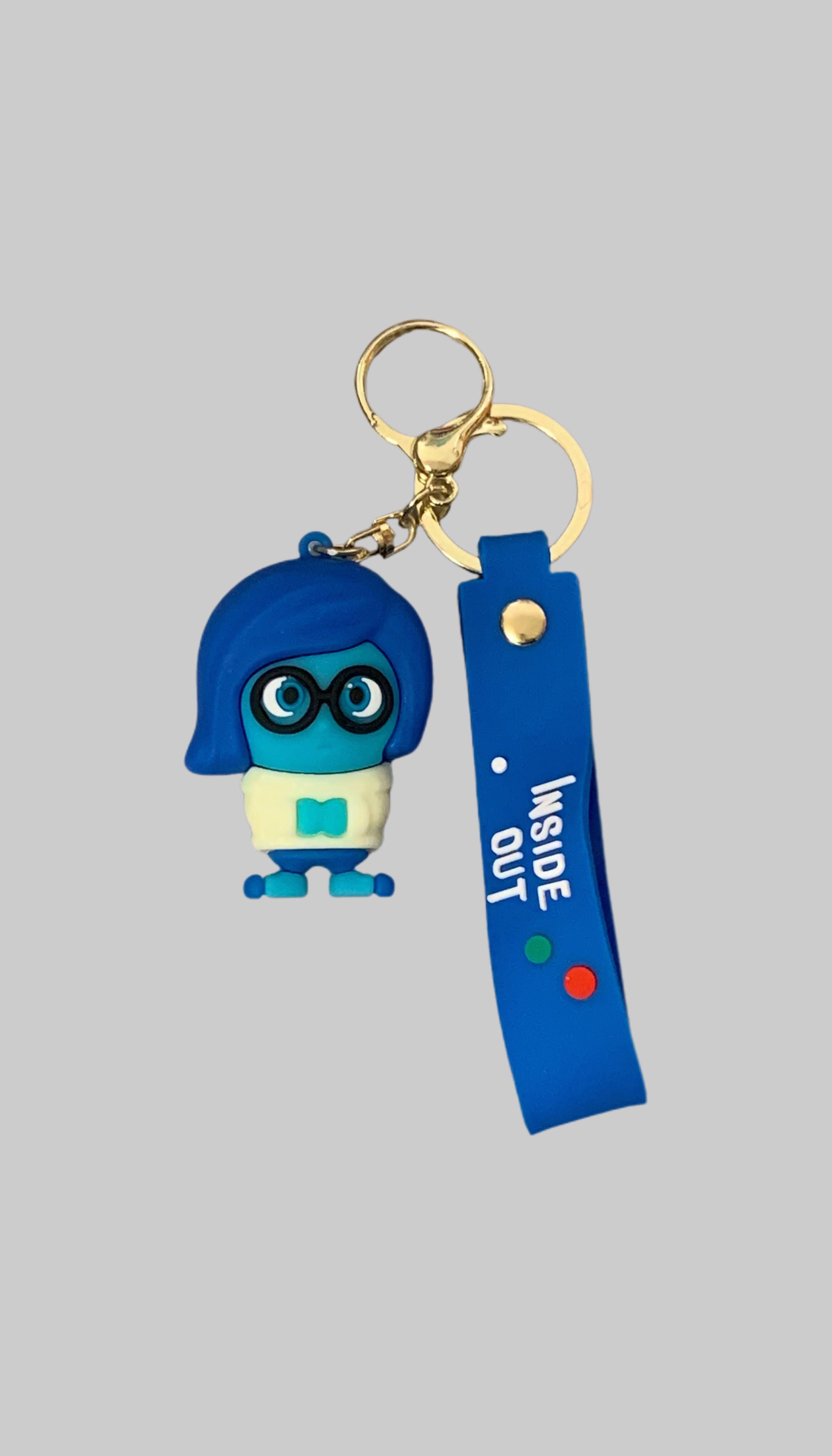 Inside Out Sadness PVC Keychain