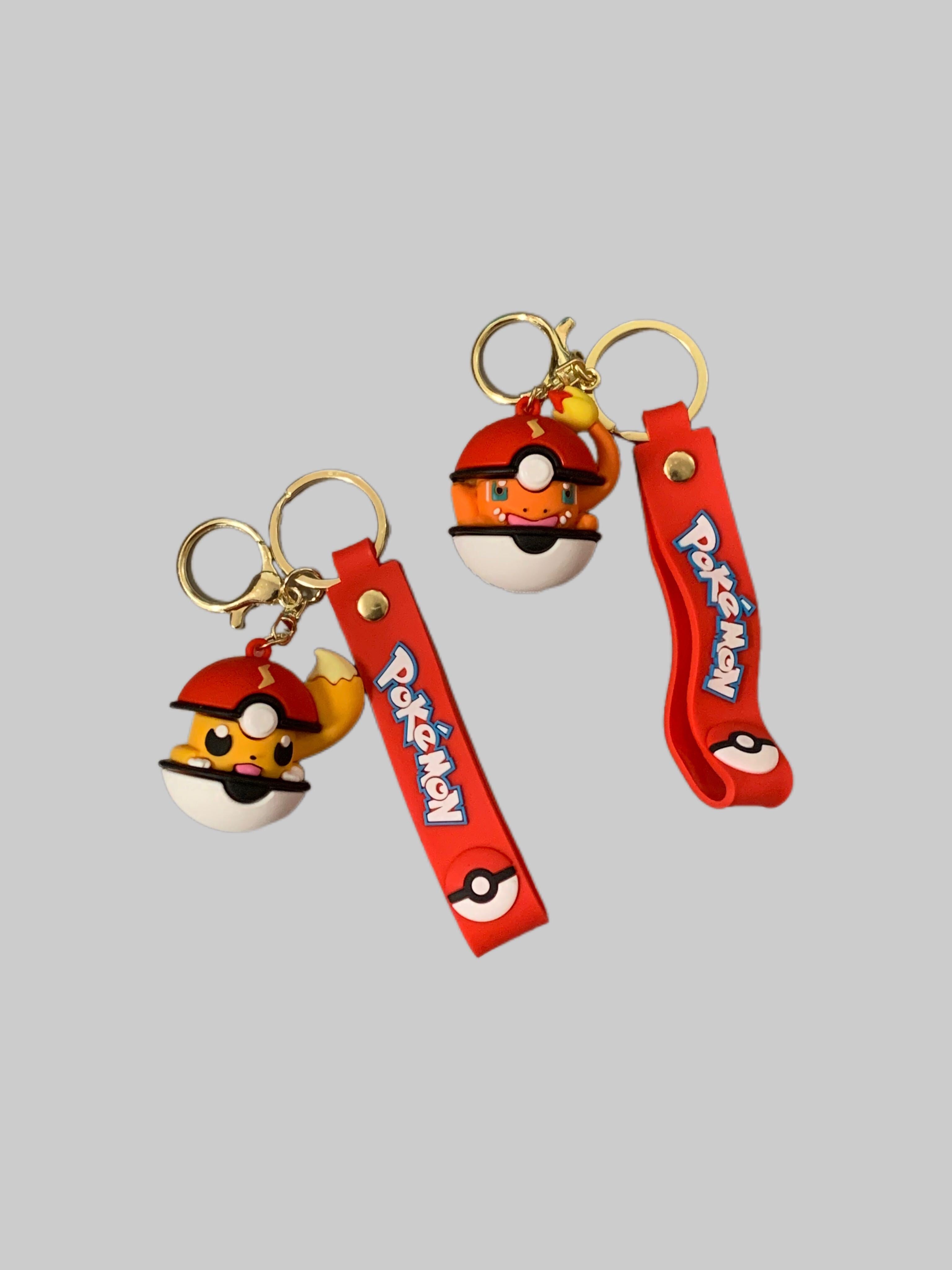 Pokemon In Pokeball PVC Keychain Asst.