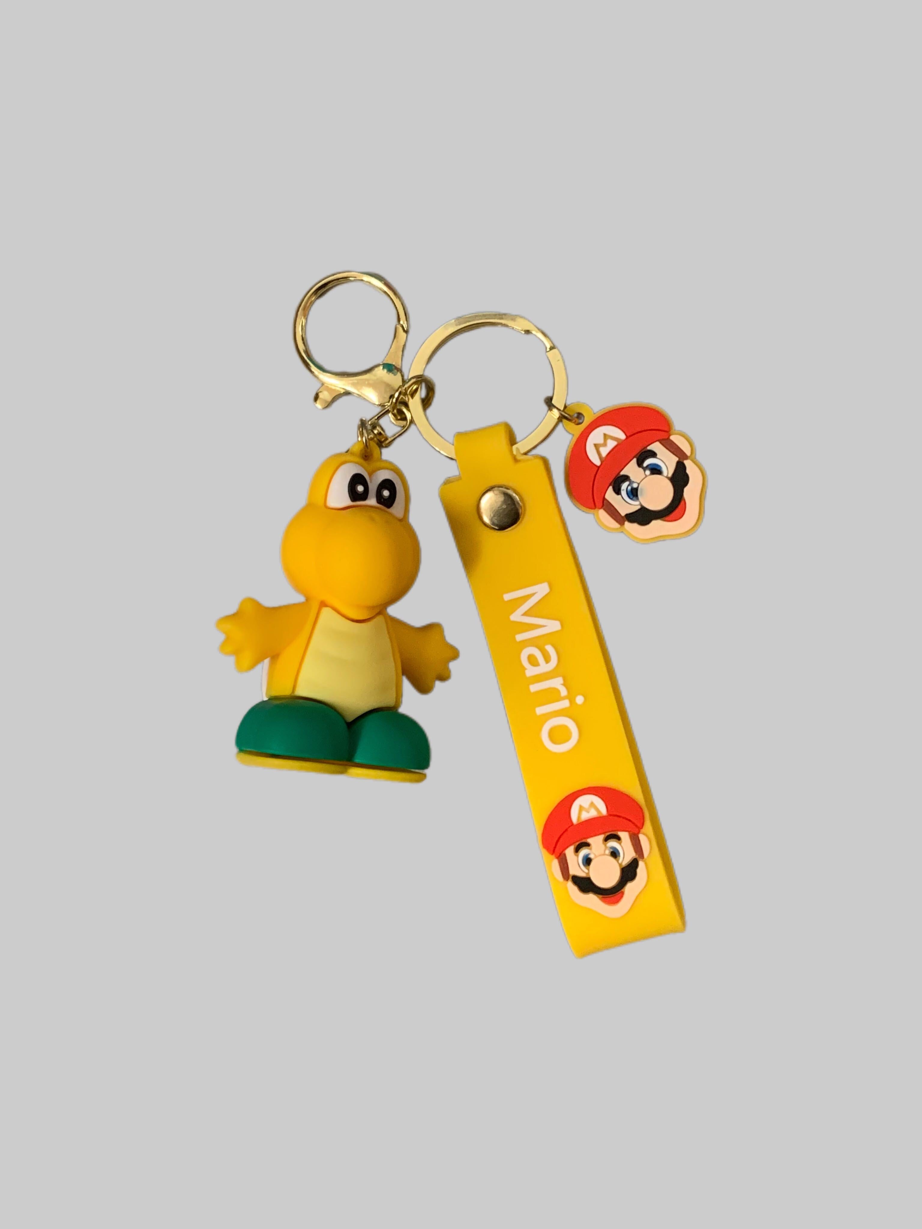 Yellow Yoshi PVC Keychain