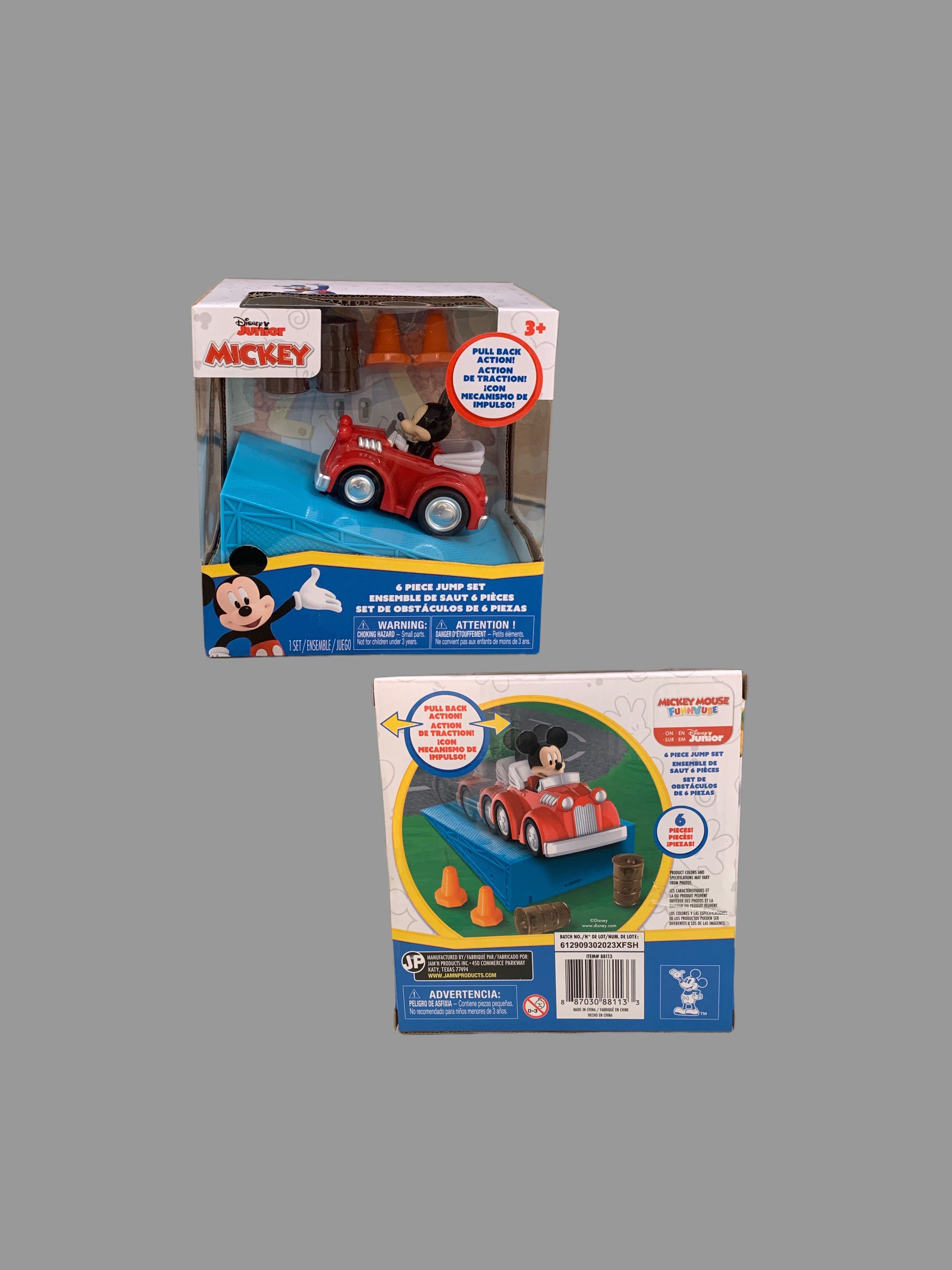 Disney Mickey Mouse 6pc Jump Stunt Set