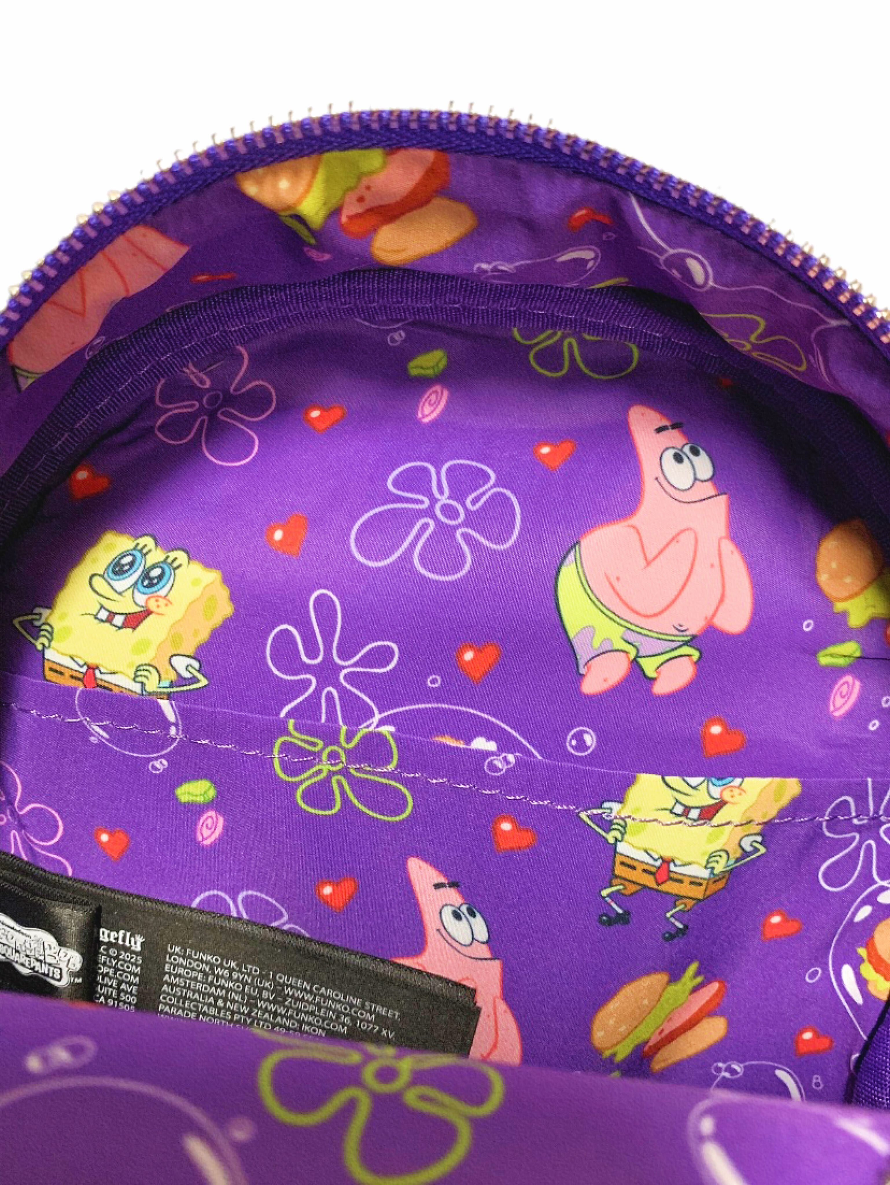 Loungefly SpongeBob and Patrick Valentine's Day Mini Backpack