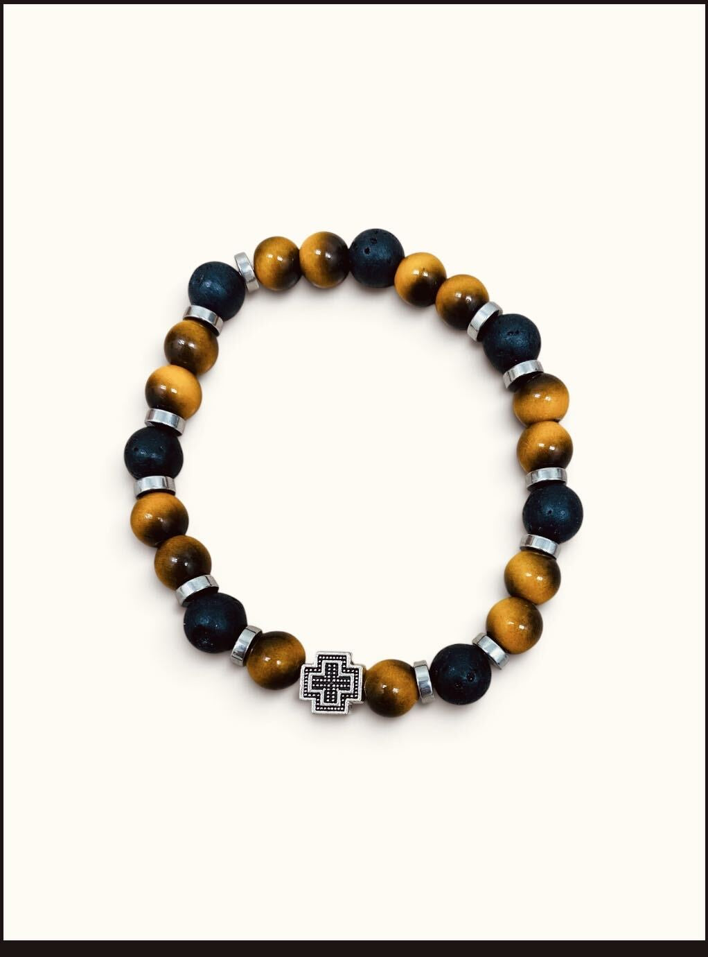 STRING BRACELET-BEADED - RB7026 TIG