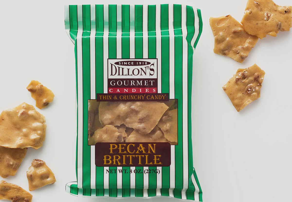 “Dillon Candy Company's Extra Thin Pecan Brittle, 8 oz