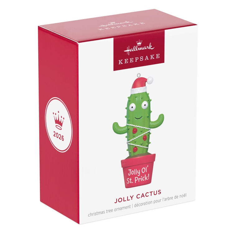 Jolly Cactus Hallmark Ornament