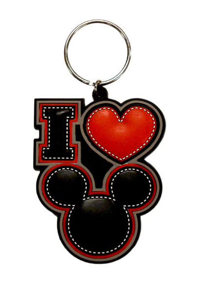 KC LASER CUT KEYCHAIN I LOVE U MICKEY