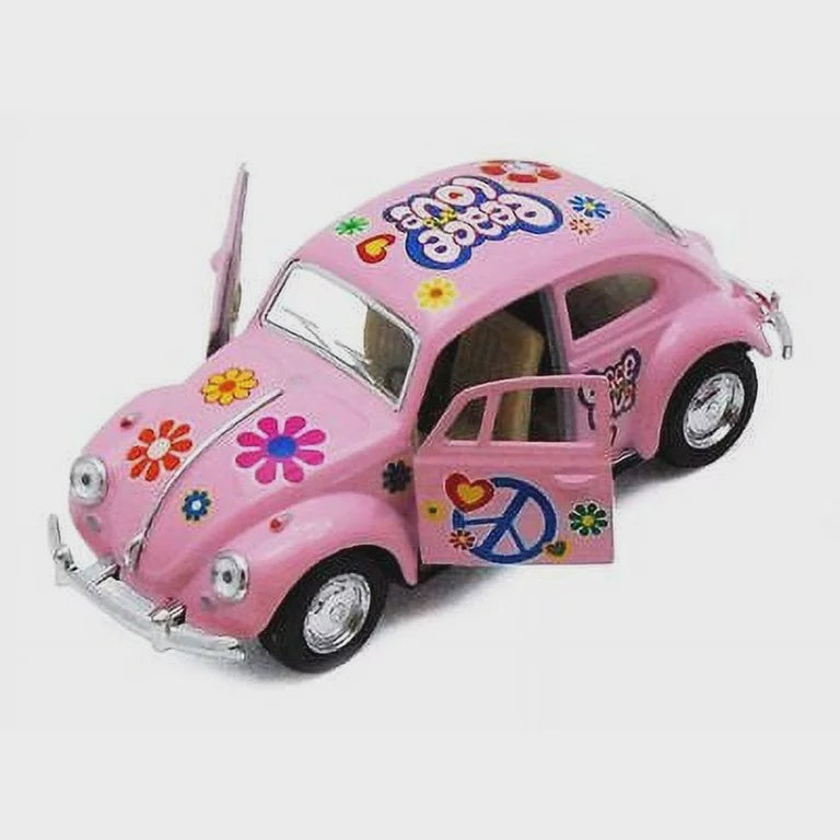 5" 1967 VW Classical Beetle - All Pink