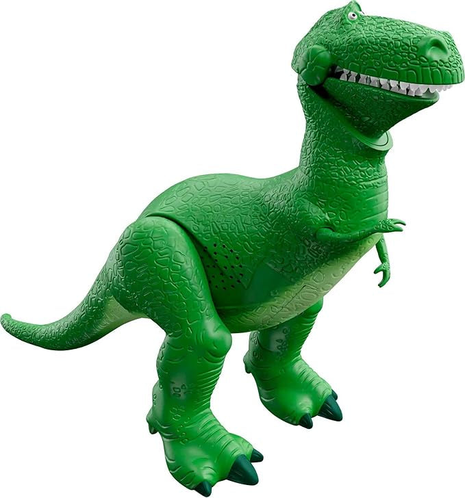 Disney Pixar Toy Story Rex Figure, Roarin' Laughs Talking Dinosaur Toy