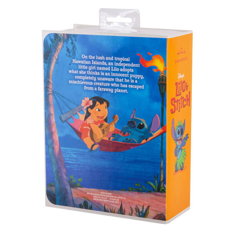 Disney Lilo & Stitch Hallmark Ornaments, Set of 2
