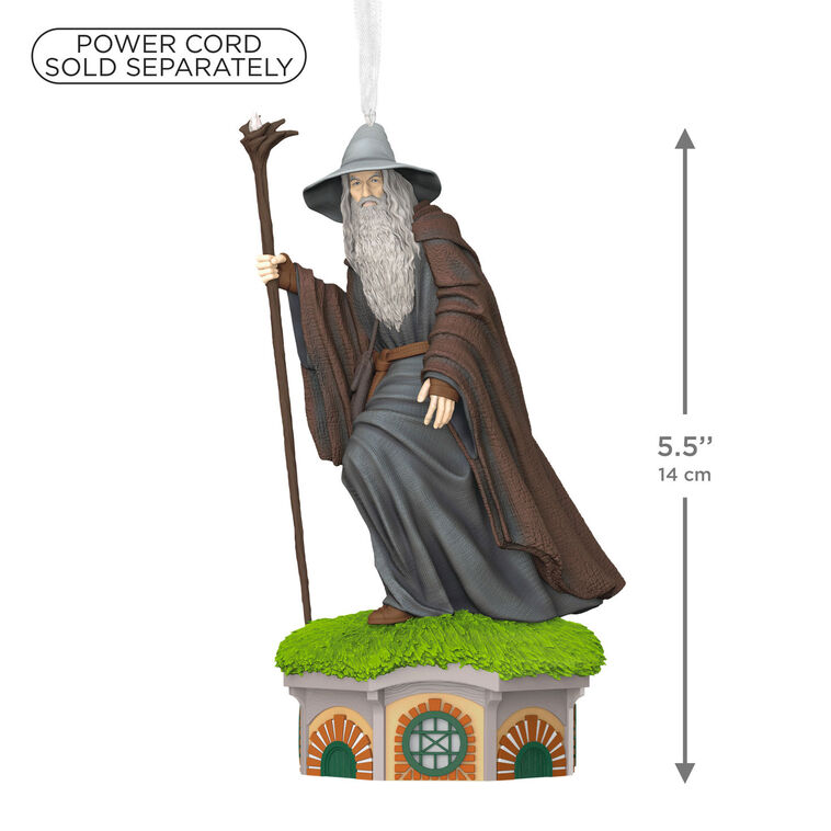 Lord of the Rings: The Fellowship of the Ring™ Collection Gandalf™ the Grey Ornament With Light and Sound