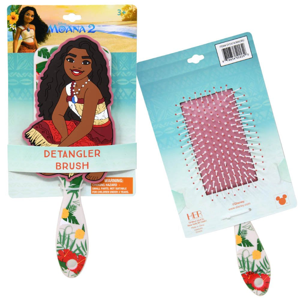 Moana Character Shaped Rubber Brush with Hangtag