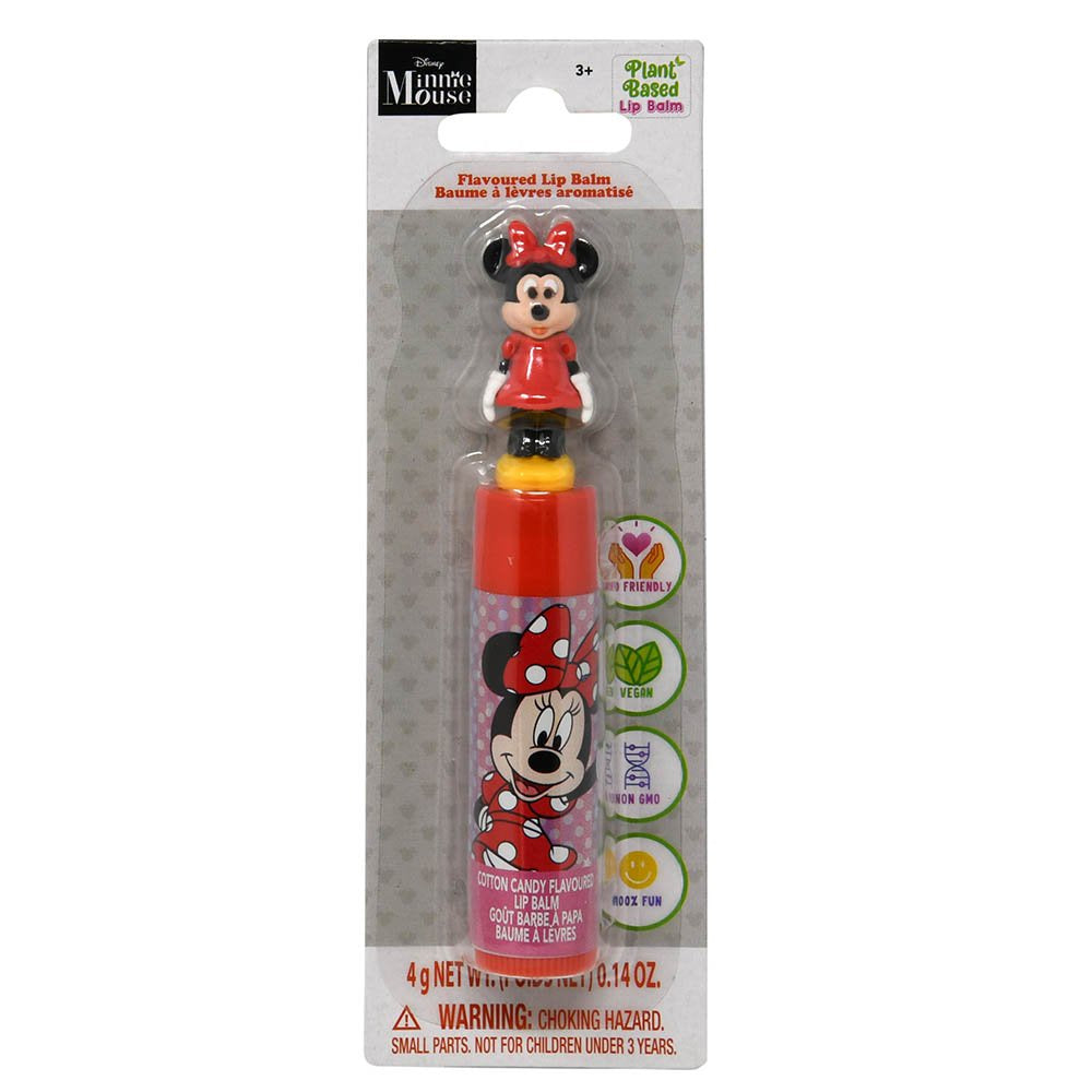 Minnie Lip Balm with Figure Topper on Card