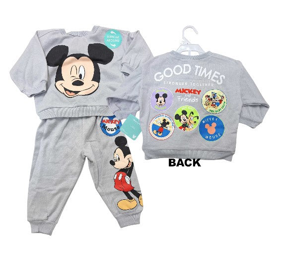 Mickey & Friends ''Good Times'' 2 Pc Toddler Fleece Set