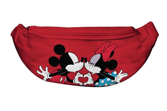 Disney Mickey & Minnie Love Belly Bag Red