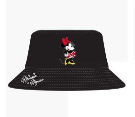 Adult Minnie Mouse Bucket Hat, Black