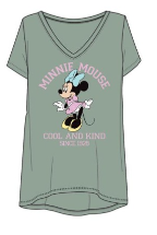 Junior Cool & Kind Minnie Mouse V Neck Girl Tee