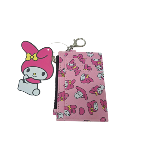 Hello Kitty My Melody Card holder w/ Overall print