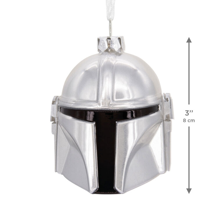 Star Wars: The Mandalorian™ Helmet Blown Glass Hallmark Ornament