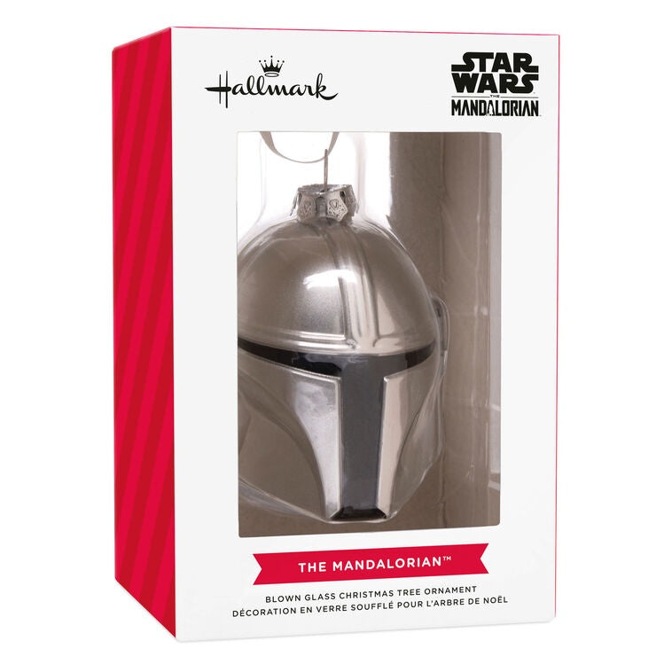 Star Wars: The Mandalorian™ Helmet Blown Glass Hallmark Ornament