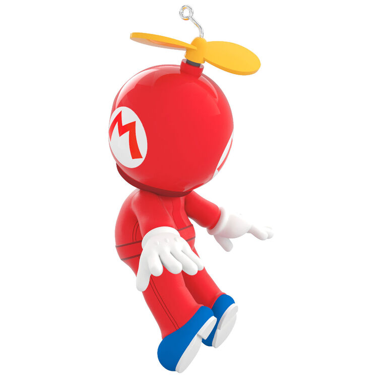 Hallmark Keepsake Christmas Ornament 2024, Nintendo Super Mario Powered Up With Mario Propeller Mario, Gifts for Gamers