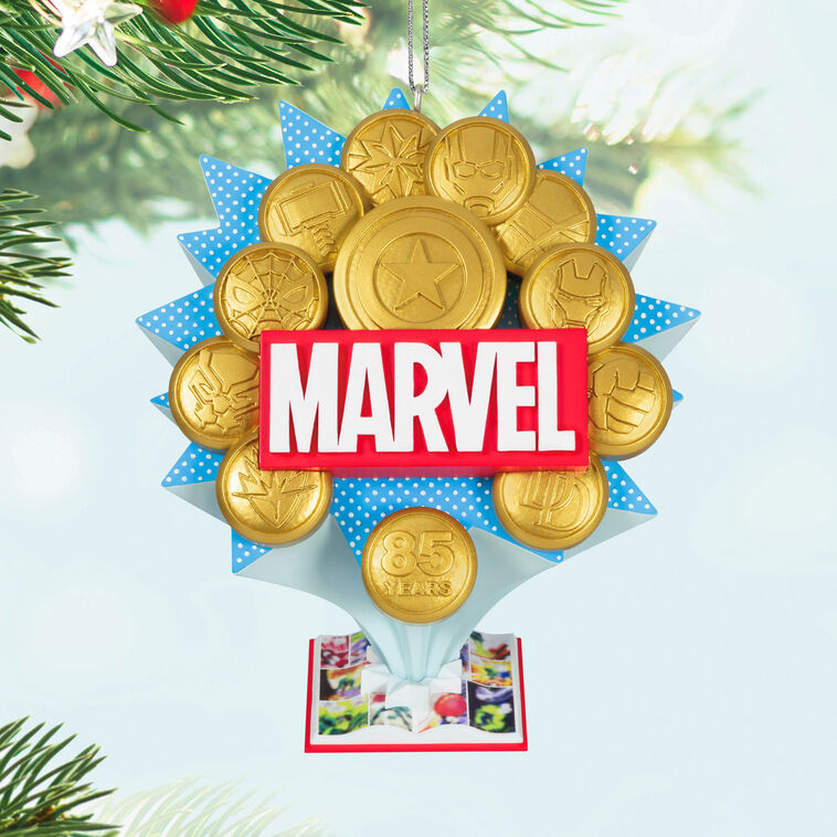 Hallmark Keepsake Christmas Ornament 2024, Marvel: Celebrating 85 Years, Gifts for Marvel Fans