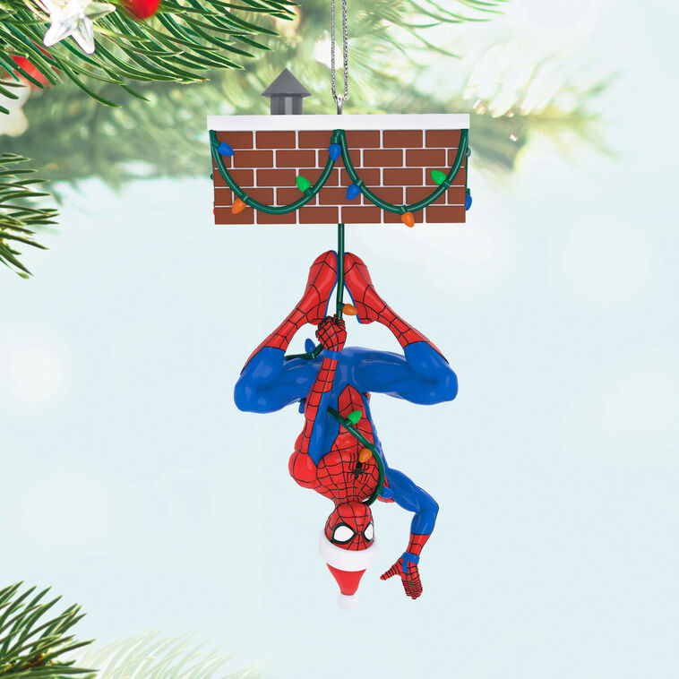 Marvel Spider-Man Peekbuster Ornament With Motion-Activated Sound
