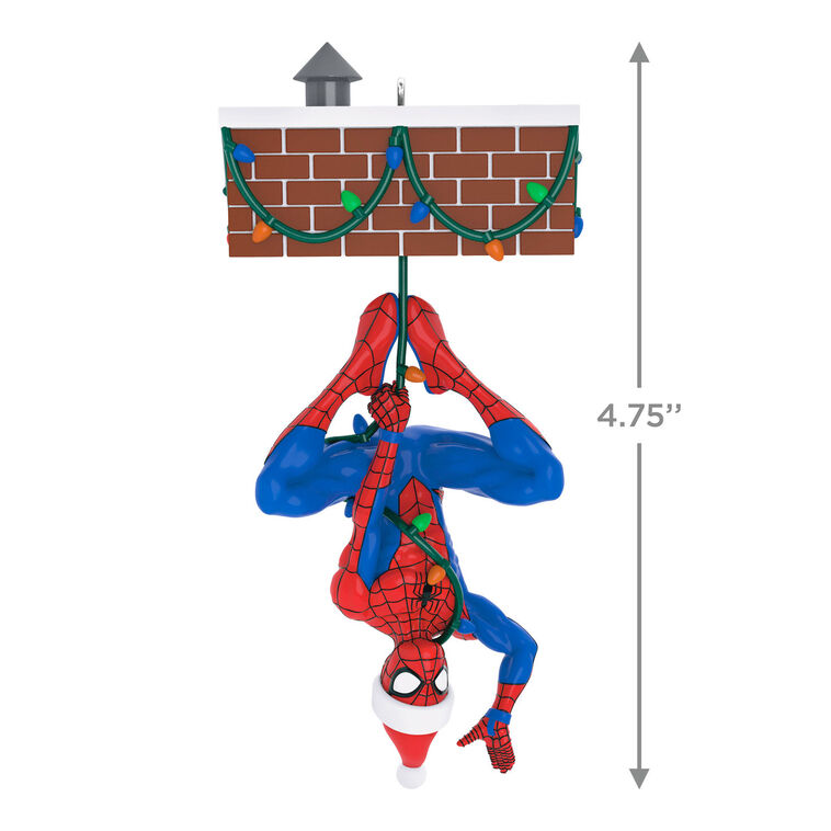 Marvel Spider-Man Peekbuster Ornament With Motion-Activated Sound