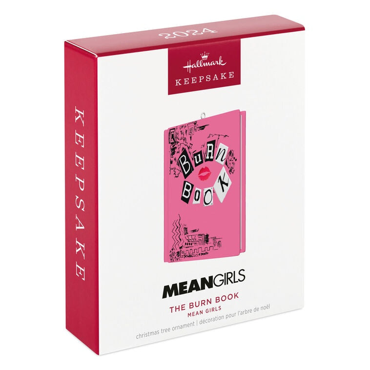 Hallmark Keepsake Christmas Ornament 2024, Mean Girls The Burn Book, Movie Gifts