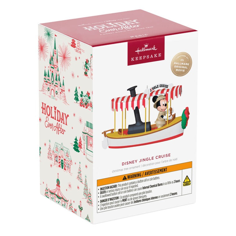 Hallmark + Disney Holiday Ever After Jingle Cruise A Holly, Jolly Journey Ornament With Sound