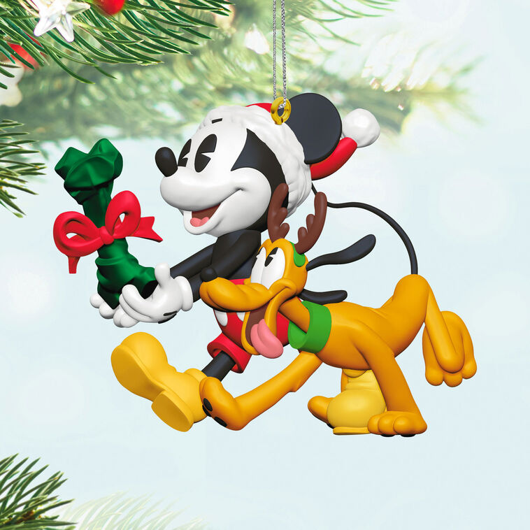 Hallmark Disney Mickey and Friends Bone-afide Besties Ornament