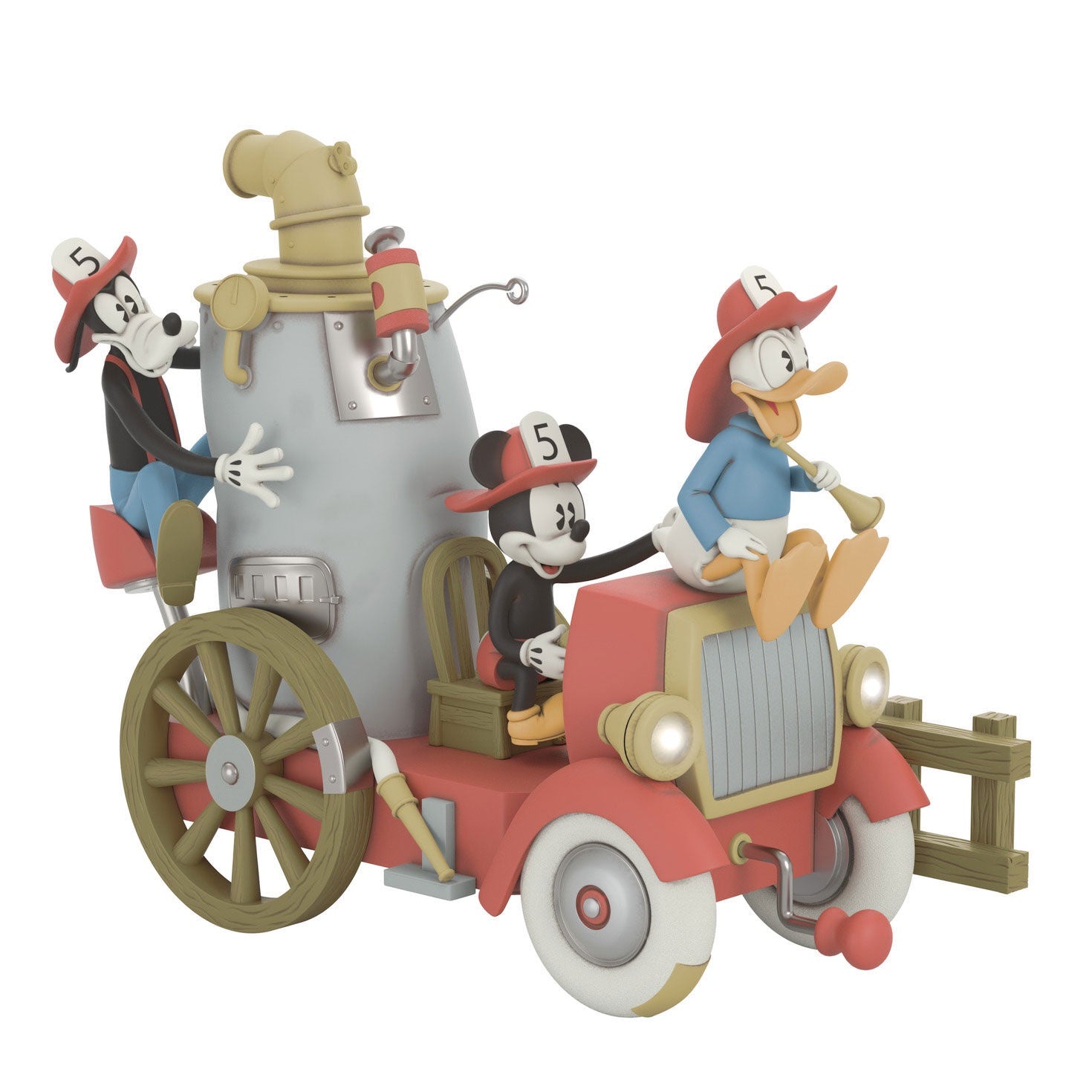 Hallmark Keepsake Christmas Ornament 2025, Disney Mickey and Friends Firefighting Friends 2025 with Light, Sound and Motion