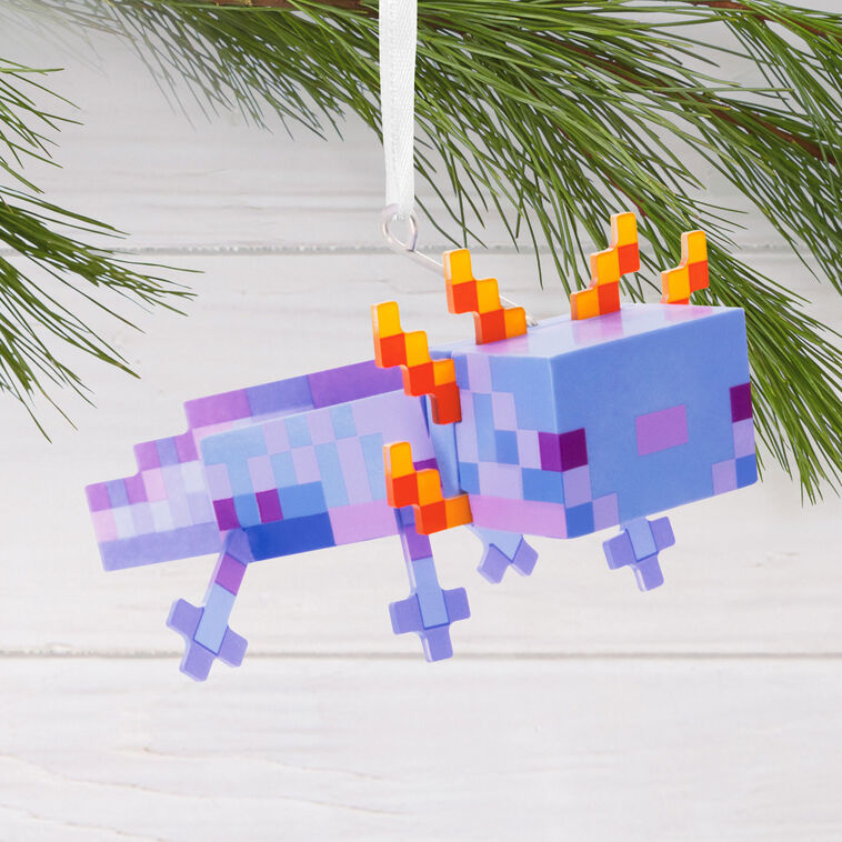 Minecraft Blue Axolotl Hallmark Ornament