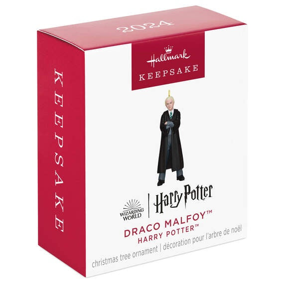 Hallmark Keepsake 1.5" Mini Christmas Ornament 2024, Harry Potter Draco Malfoy, Gifts for Harry Potter Fans