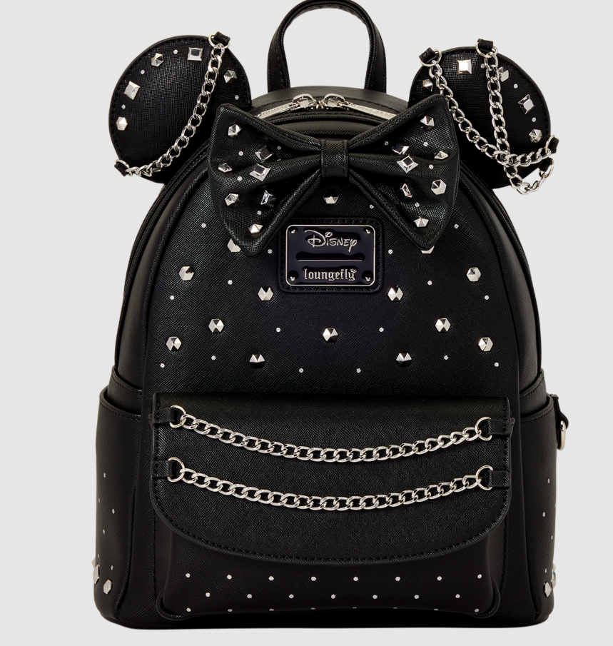 Disney Minnie Mouse Studs & Chains Mini Backpack