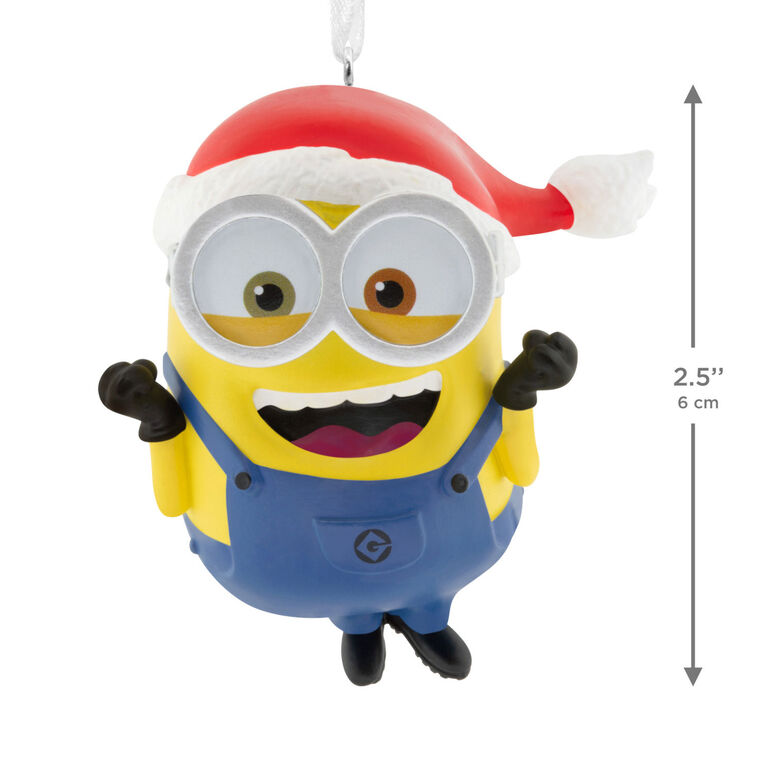 Minions Bob in Santa Hat Hallmark Ornament