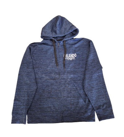 Orlando Full Zipper Hoodie Navy