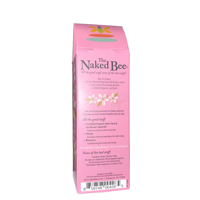 The Naked Bee Classic Vanilla, Rose & Honey Gift Collection