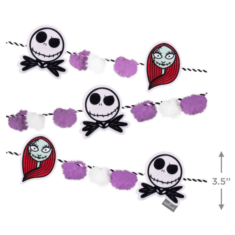 Disney Tim Burton's The Nightmare Before Christmas Fabric Hallmark Garland, 72