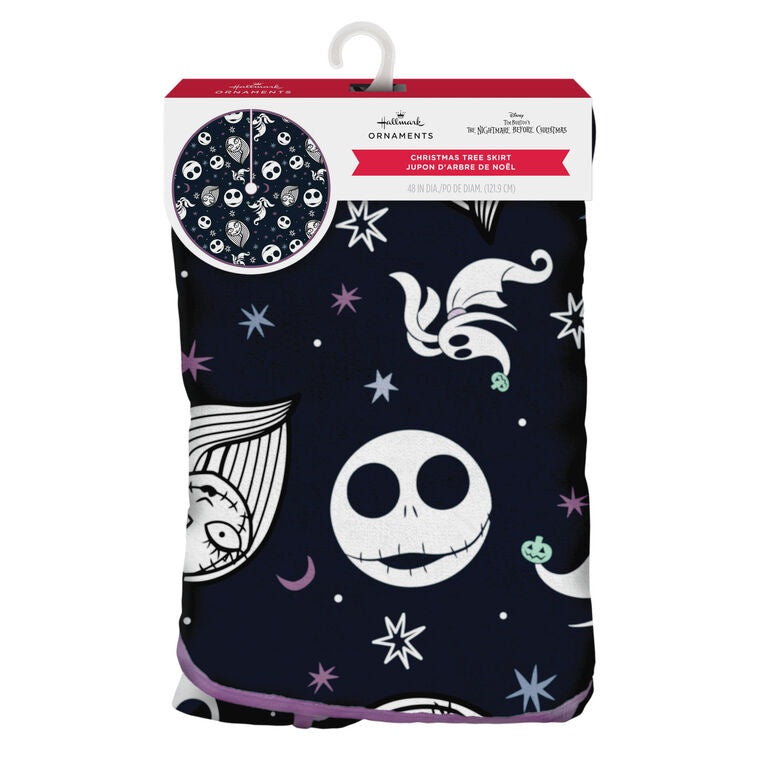 Disney Tim Burton's The Nightmare Before Christmas Fabric Hallmark Tree Skirt, 48