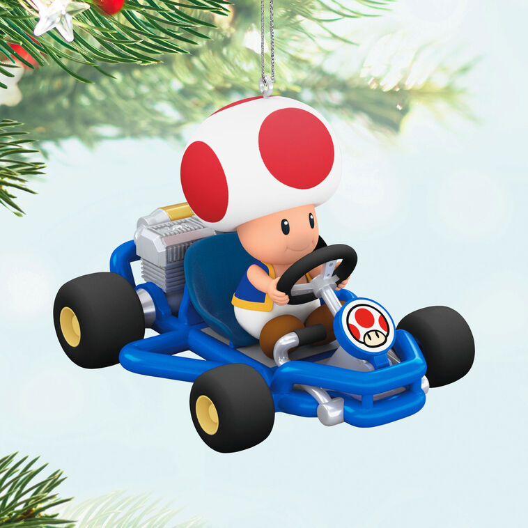 Hallmark Keepsake Christmas Ornament 2024, Nintendo Mario Kart Toad, Gifts for Gamers