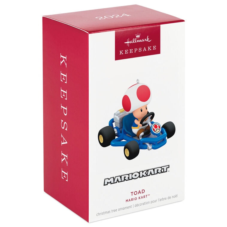 Hallmark Keepsake Christmas Ornament 2024, Nintendo Mario Kart Toad, Gifts for Gamers