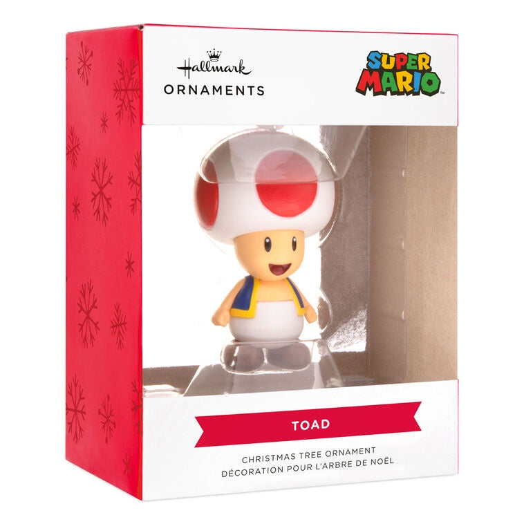 Nintendo Super Mario Toad Christmas Ornament  image number 7 Nintendo Super Mario™ Toad Hallmark Ornament