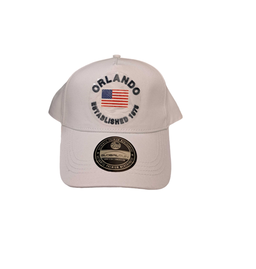 Rubber Flag White Orlando Hat