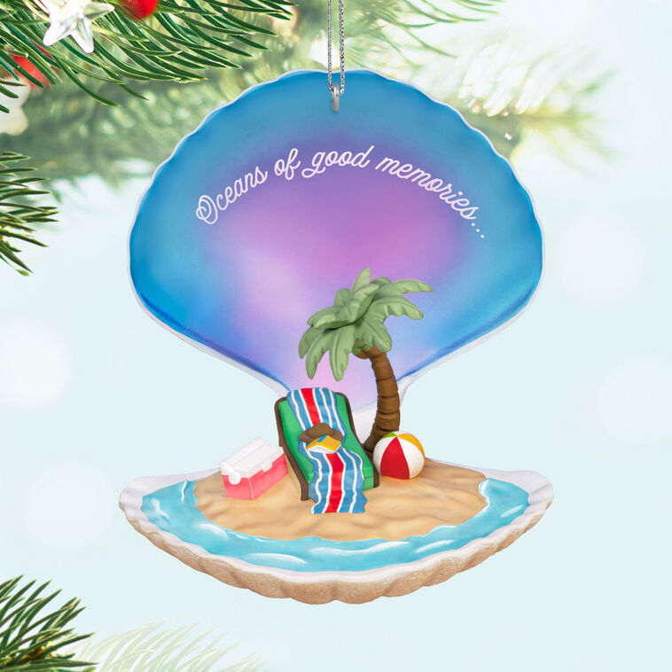 Hallmark Keepsake Christmas Ornament 2024, Oceans of Good Memories, Beach Gifts