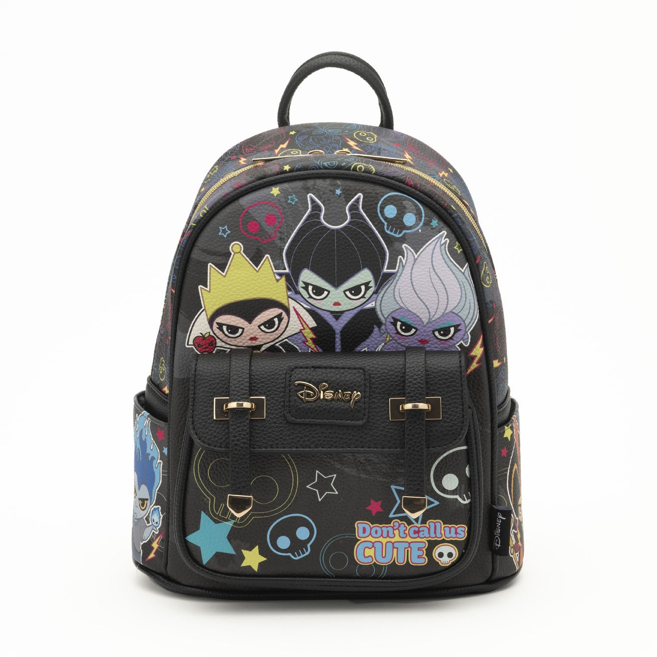 Disney Cutie Villains 11" Vegan Leather Mini Backpack