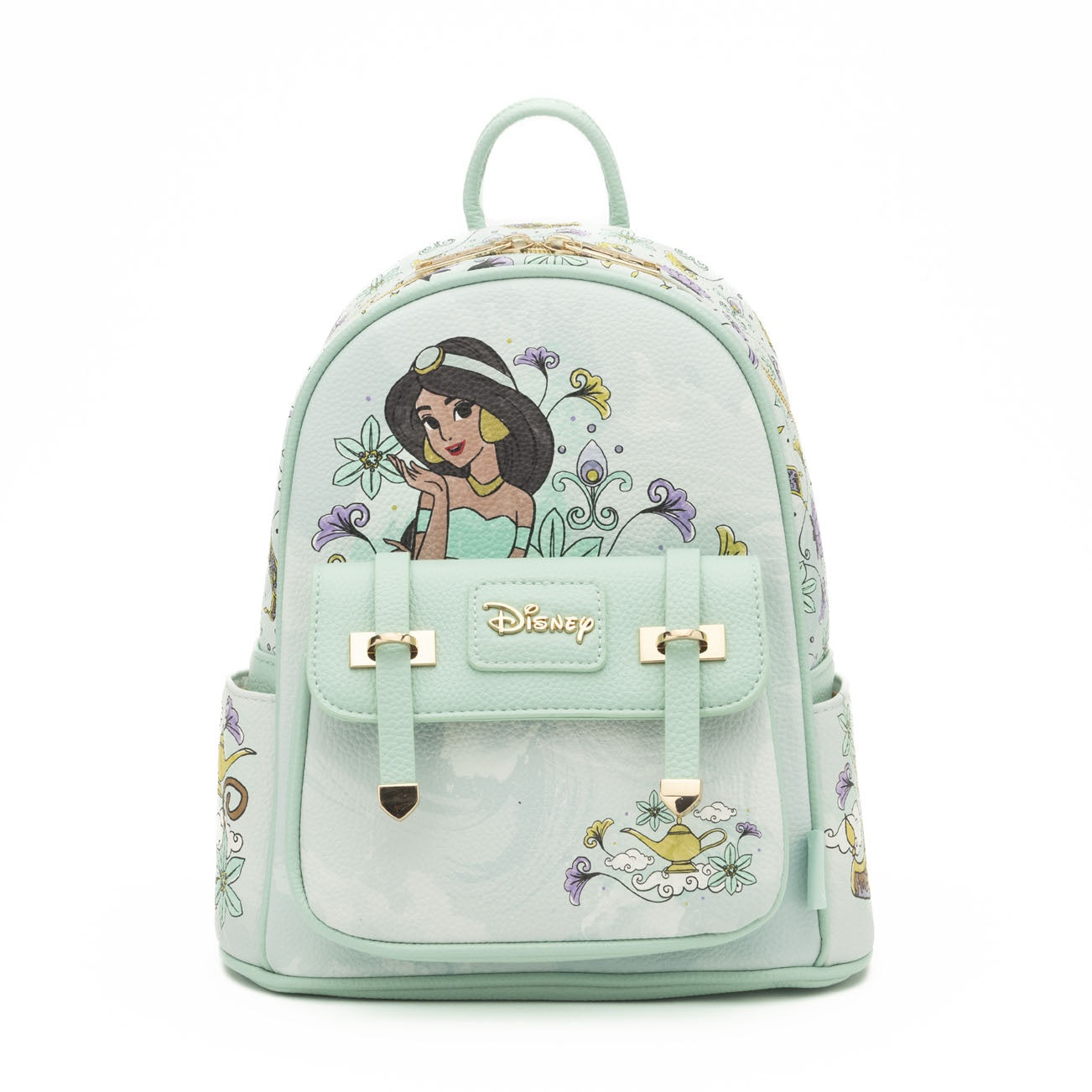 Disney Jasmine Aladdin 11" Vegan Leather Mini Backpack